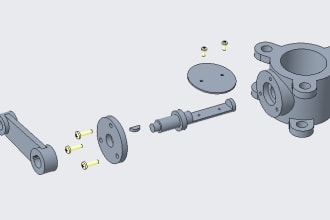 make product models with solidworks, creo and inventor