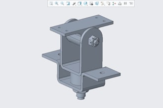 produce 3dcad model on creo, solidwork and inventor