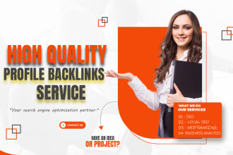 manually create profile backlinks from high da pa websites for your web ranking