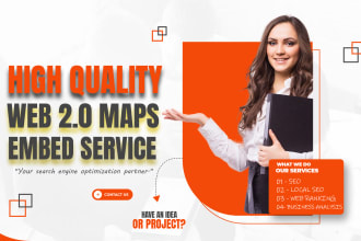 embed your google map on the top web 2 0 sites for your ranking