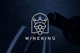 do modern minimalist line art logo design