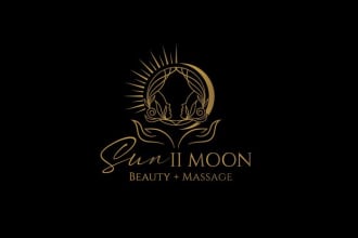 make beautiful vintage spa and esthetic logo design