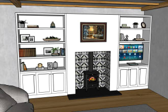 make sketchup 3d model of furniture