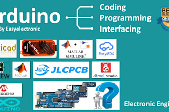 do arduino coding, programming,interfacing for your project