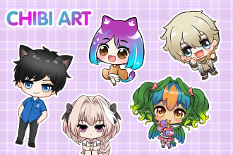 create cute chibi anime character for you