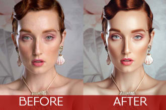 do professional high end photo retouching