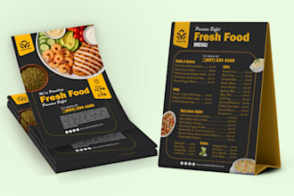 design flyers for restaurant menu, business,salon,bakery,events