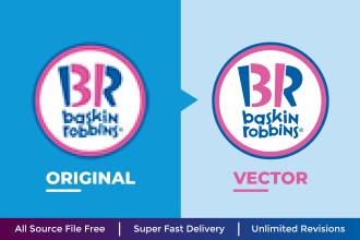 vector tracing logo redraw convert image to vectorize in 2 hours