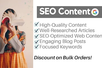 write SEO content for your blog or website