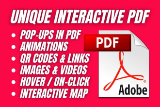 create interactive and animated pdfs with popups