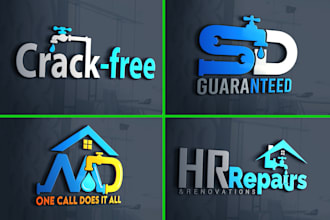 do plumbing,heating,air conditioning,oil,gas,realestate  logo