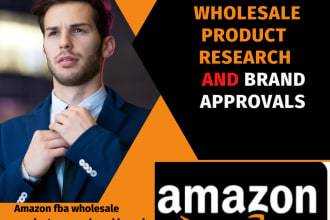 do amazon fba wholesale product research and get brand approval
