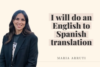 do an english to spanish translation