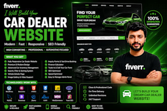 build a premium car dealership website with inventory
