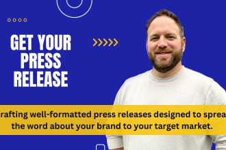 write a winning press release formatted for distribution