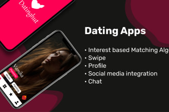 develop match making dating apps or matrimony apps
