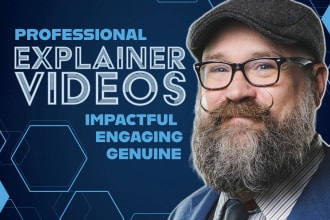 do voice over for explainer video or white board animation