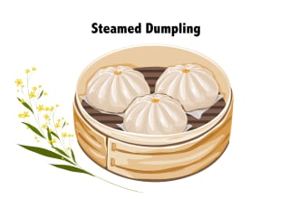 create food illustration and vector
