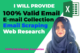 provide niche targeted bulk email list unique, clean and verified for marketing
