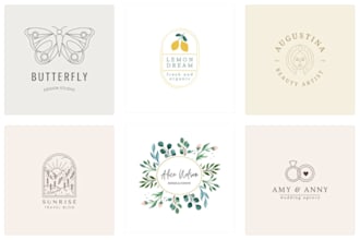 create attractive  minimal boho logo