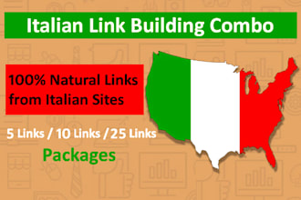 do italian link building combo package