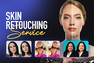 do natural skin retouch, headshot, portrait retouching