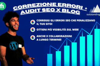 italian SEO analysis and error fixing for your wordpress blog