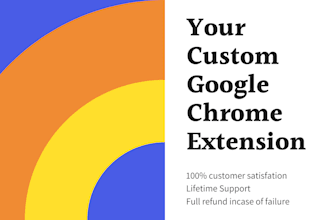create a custom google chrome extension