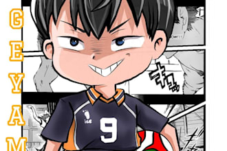 draw you as chibi character illustration