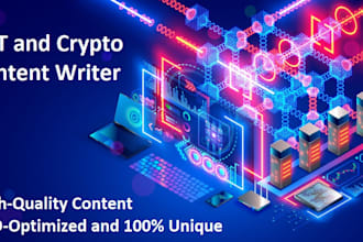be your crypto and nft content writer, article rewriter