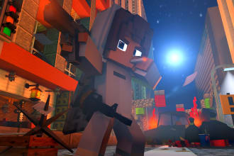 do a realistic minecraft 4k wallpaper