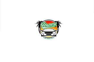 design a professional classy logo for a caribbean car rental company