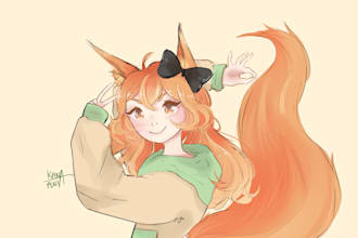do a cute and fast sketchy, fanart, nsfw, sfw, lewd, chibi