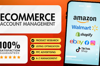 manage your amazon, ebay, walmart, shopify accounts