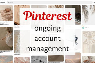 manage your pinterest account for 30 days