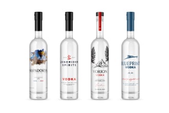 do vodka label design