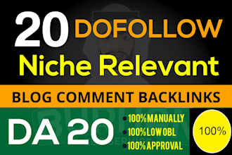 create niche relevant dofollow backlinks