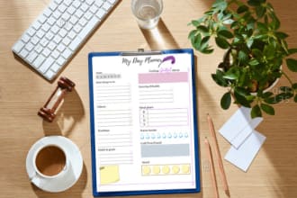 create planner that is uniquely stylized and minimalist