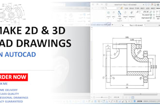 make 2d cad drawings on autocad