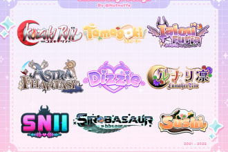 design cute custom logo for vtuber and streamer