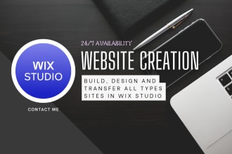 build or rebuild fully responsive website using wix studio