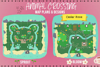 plan, draw, and support your dream animal crossing map