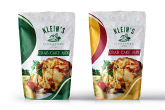 do premium food packaging, box, and label design