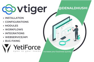 do vtiger or yetiforce customization and migration