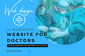 web pages for doctors in wordpress