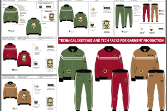 design fashion apparel with tech packs