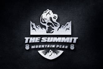designs awesome , monogram , yoga and fitness logo