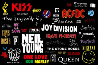 designs dj,producer or band logo