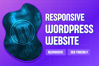 develop fast and responsive wordpress website