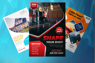 design business,event,sports,food,real estate flyer design